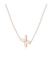 Silver Initial Letter Necklace X SPE-5564